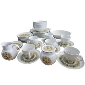 Noritake Younger Image Rimini‎ 6736 Floral Dinnerware Set 38pc Porcelain Japan